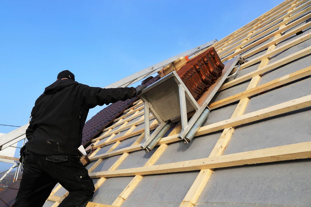 Plaatsen van nieuw dak